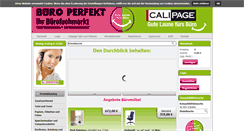 Desktop Screenshot of buero-perfekt.de